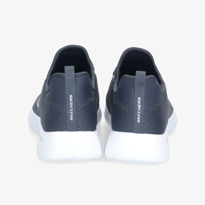 Bequeme dunkelblaue Freizeitschuhe mit weißer Sohle, ideal für den täglichen Gebrauch und vielseitigen Stil.