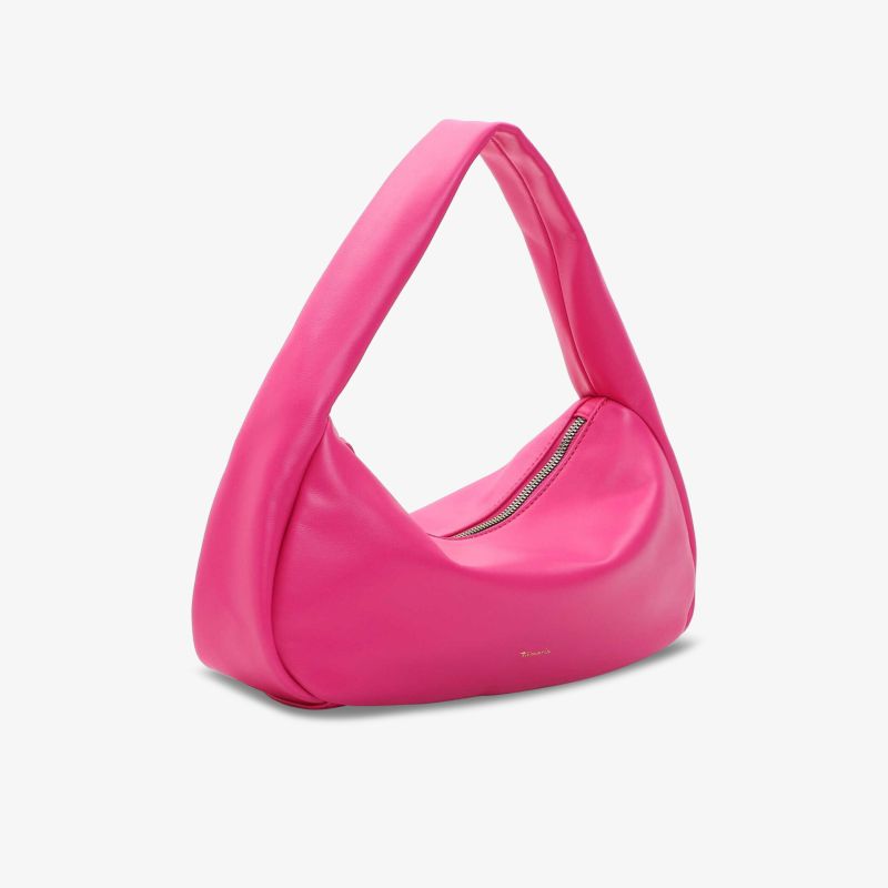 Stylische, leuchtend pinke Tasche mit elegantem, modernem Design als modisches Accessoire für jedes Outfit.