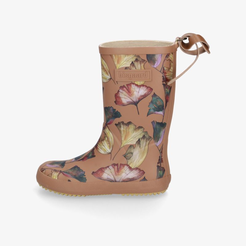 Bunte Gummistiefel mit floralem Muster und verstellbarem Verschluss, wasserabweisend und rutschfest