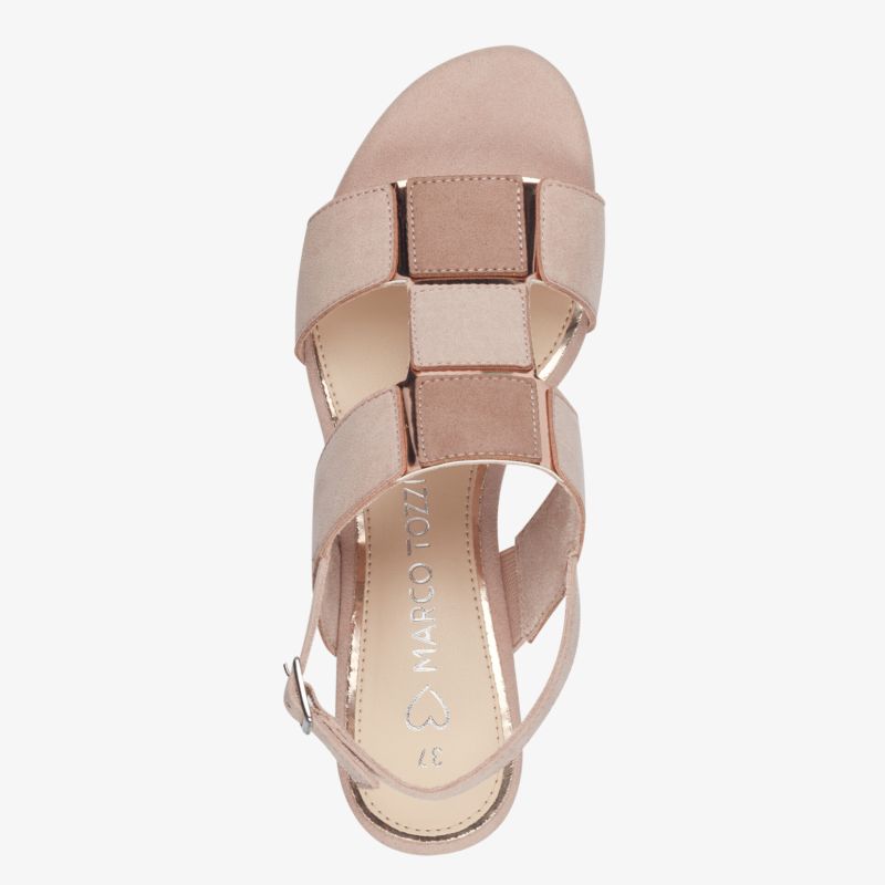 Bequeme und verstellbare Sandale mit weichen Riemen, ideal für sommerlichen Komfort und eleganten Look
