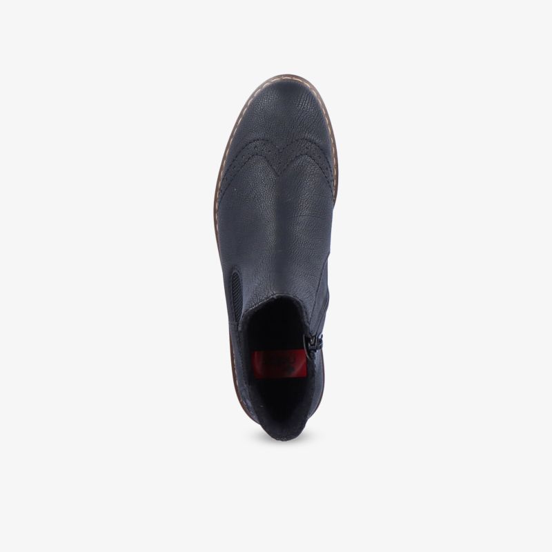 Eleganter Chelsea Boot aus Leder mit stilvollem Design und bequemer Passform in Top-Ansicht.