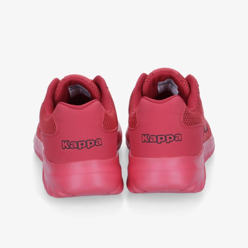 Rote Sneaker von Kappa, sportliches Design mit Logo auf der Ferse und komfortabler Passform.