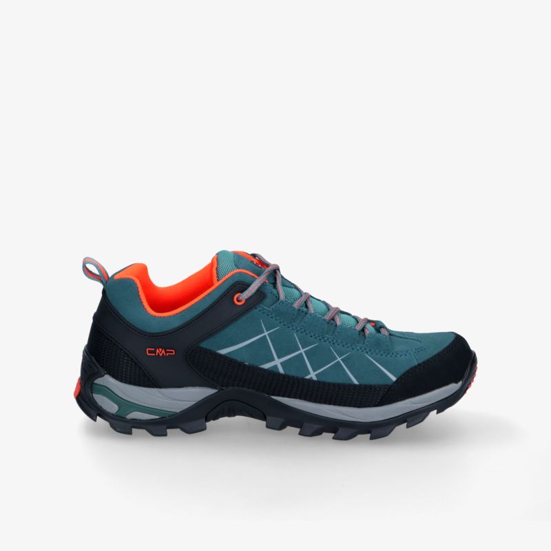 Robuster Wanderschuh mit atmungsaktivem Material, schnürbar, profilierte Sohle und gepolstertem Schaftrand