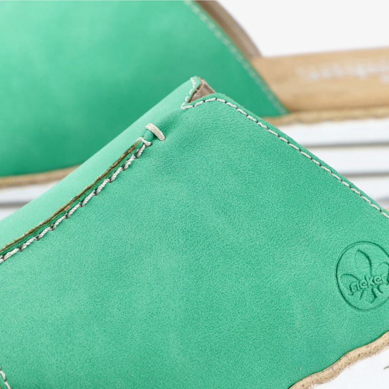 Elegante grüne Schuhe aus Leder mit komfortabler Passform und stilvollem Design für besondere Anlässe.