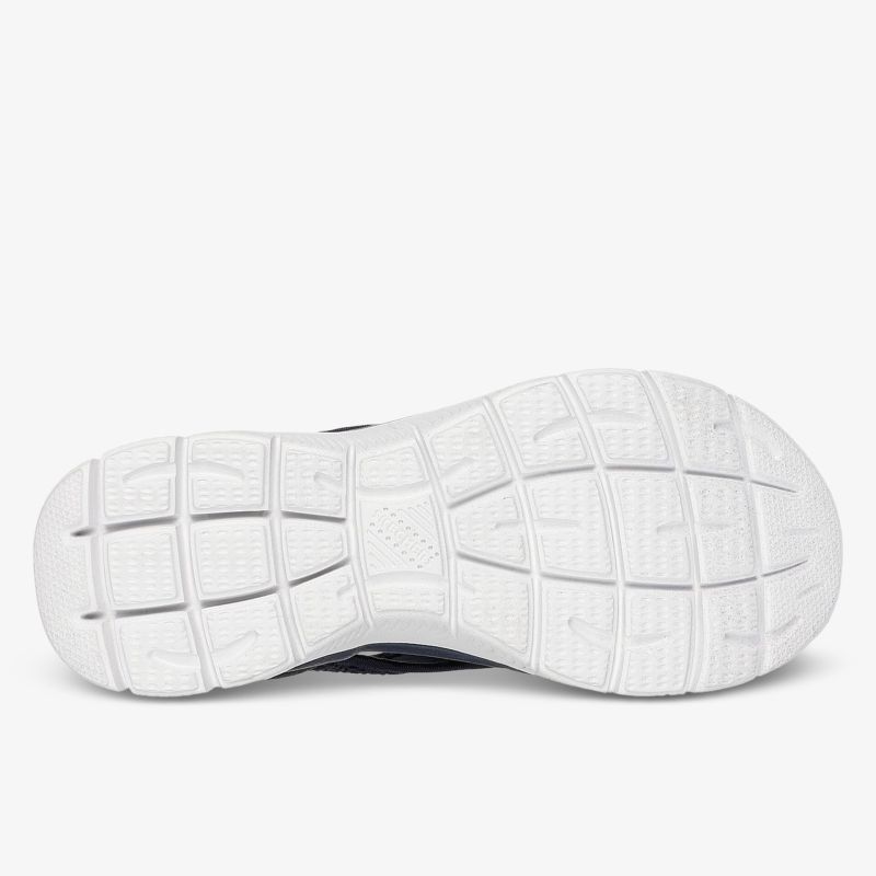 Rutschfeste und flexible weiße Schuhsohle für optimalen Tragekomfort