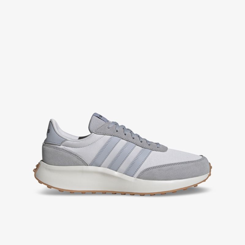 Moderner Sneaker in Grau und Weiß mit bequemer Passform und stilvollem Design für den Alltag.