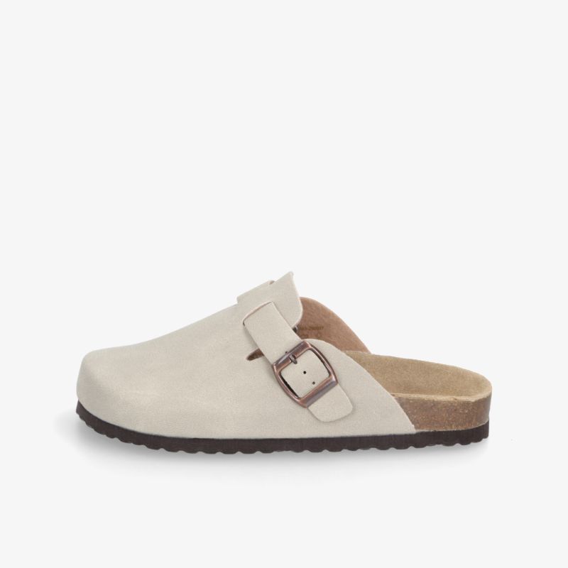 Bequemer Schuh mit verstellbarem Riemen und weichem Obermaterial, ideal für entspannten Tragekomfort im Alltag
