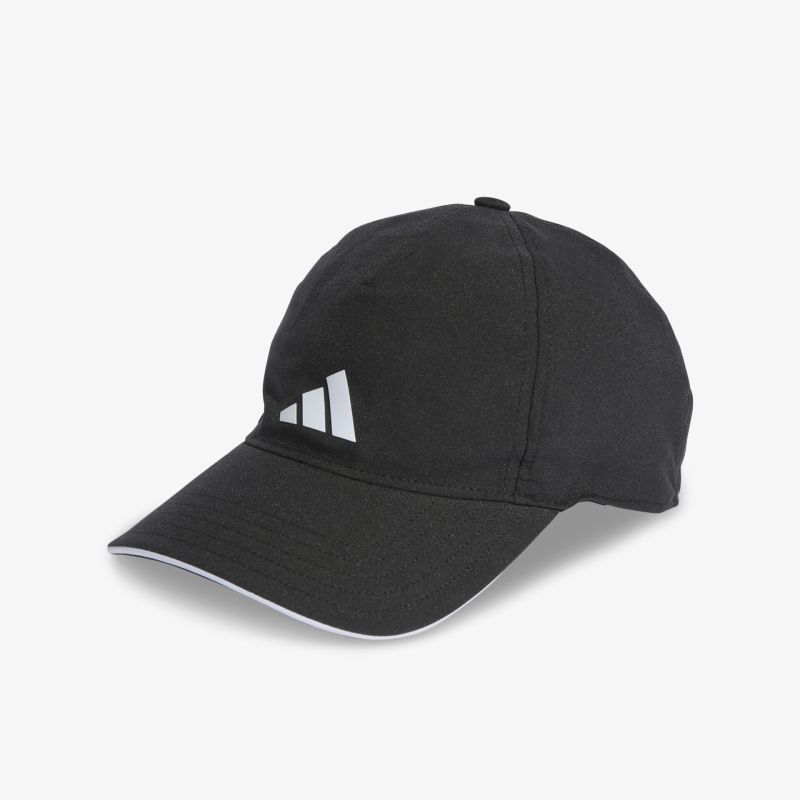 Schwarze Basecap mit modernem Logo-Design und verstellbarem Verschluss für perfekten Sitz.