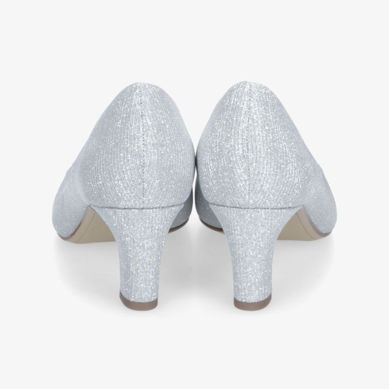 Elegante graue Pumps mit mittelhohem Absatz, stilvoll und bequem, ideal für besondere Anlässe