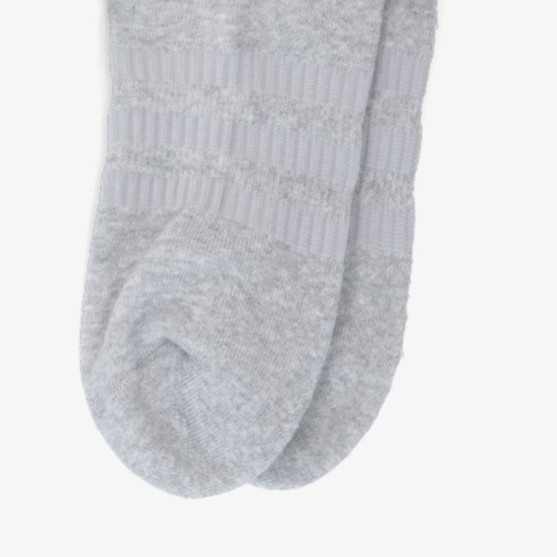 Graue Socken aus weichem Material für ultimativen Komfort und Wärme. Ideal für kühle Tage.