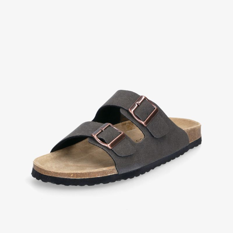 Bequeme Sandale mit zwei verstellbaren Schnallen und weichem Fußbett für optimalen Tragekomfort