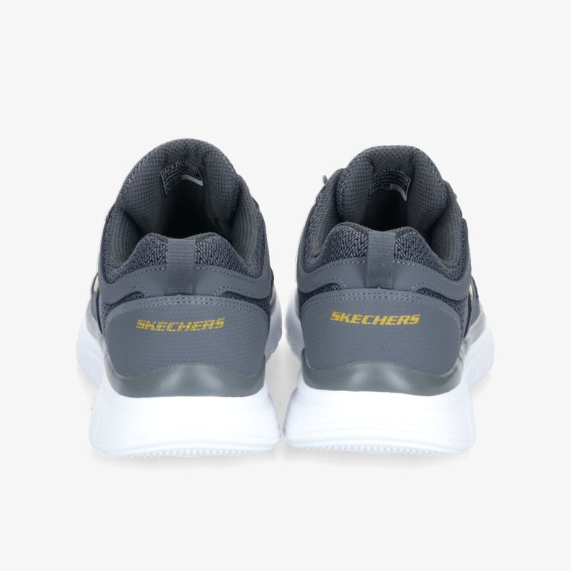 Leichte und bequeme Sneaker mit gepolstertem Schaft und stabiler Sohle in moderner Farbe, Rückansicht