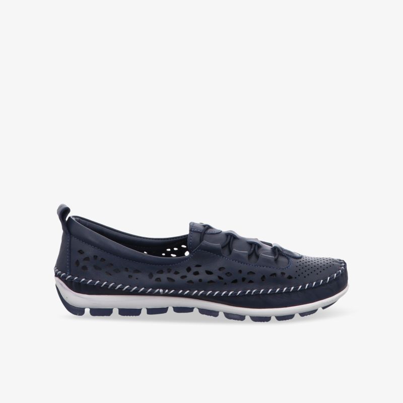 Bequemer blauer Sneaker mit rutschfester Sohle und atmungsaktivem Design für flexible Bewegungen