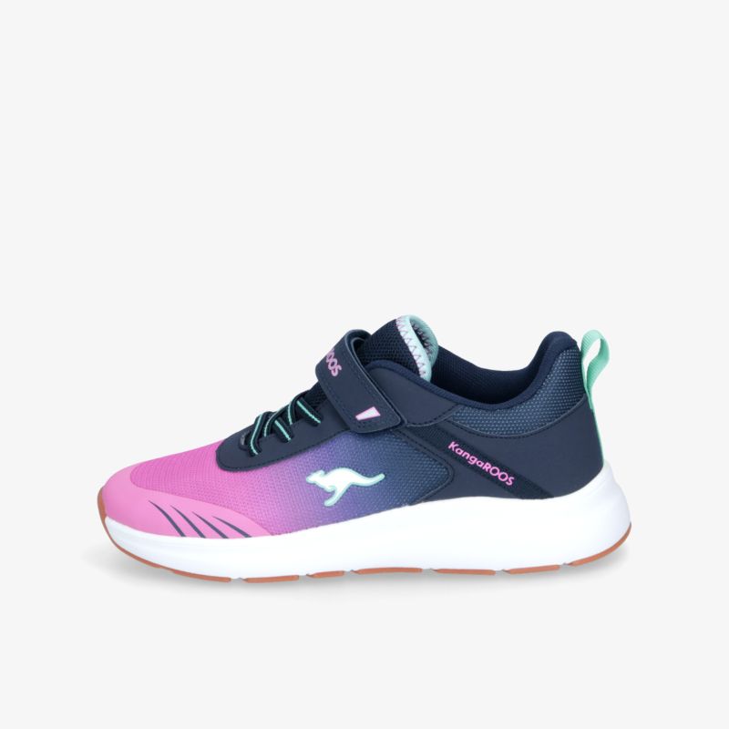 Sportlicher Sneaker in Blau und Pink mit robustem Verschluss und rutschfester Sohle für optimalen Komfort