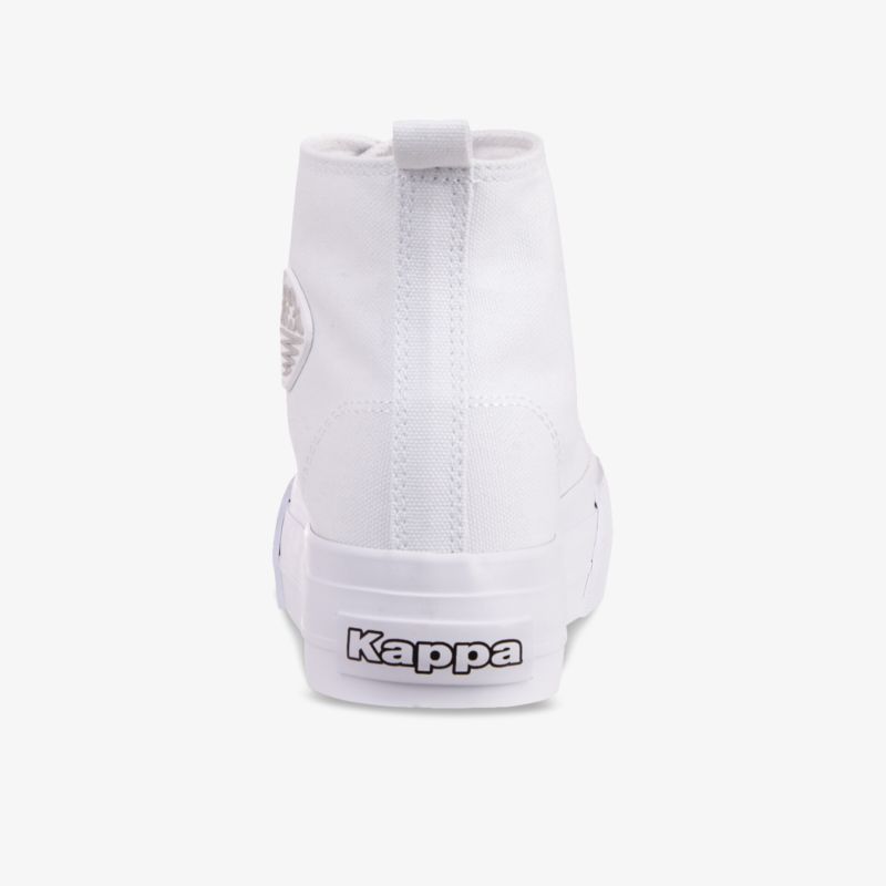 Moderner weißer Sneaker von Kappa mit elegantem Design und bequemer Passform für den täglichen Gebrauch.