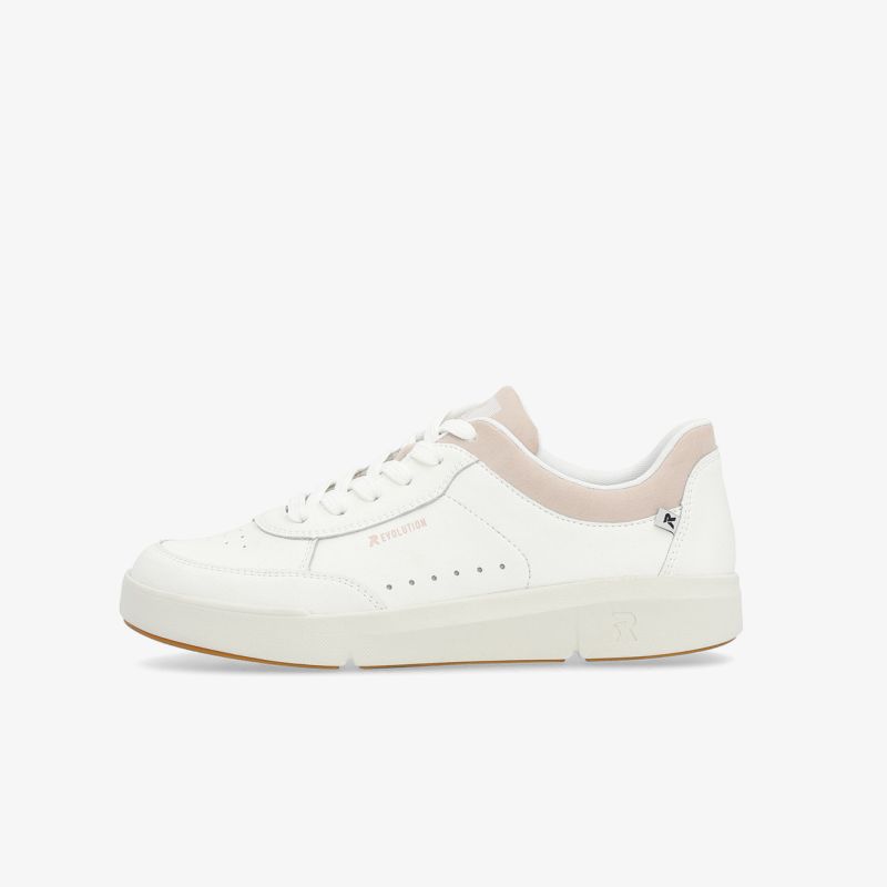 Moderner weißer Sneaker mit leichter Sohle und bequemer Passform, ideal für sportlichen Komfort