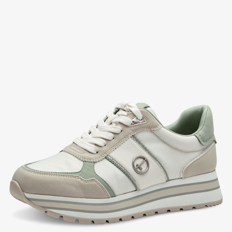 Sportlicher Sneaker aus Leder mit gepolstertem Schaft und rutschfester Sohle für hohen Tragekomfort