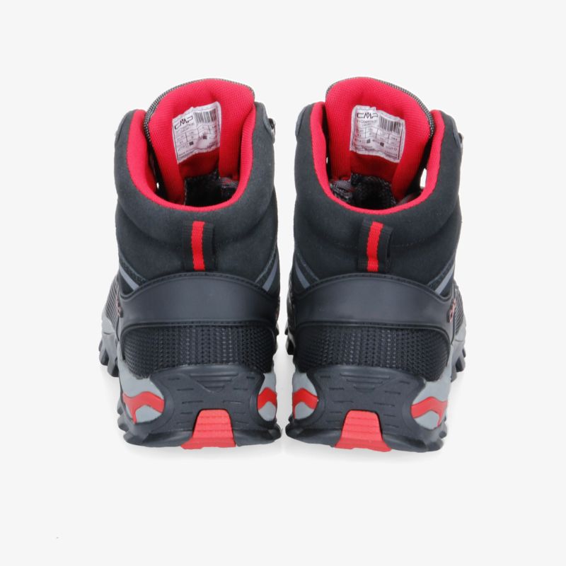 Hochwertige Outdoor-Schuhe mit robustem Design, verstärkter Ferse und dynamischen Sohlen für sicheren Halt.