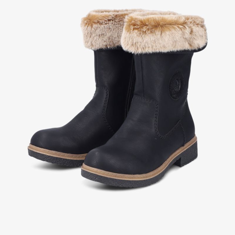 Warme Stiefel mit gefüttertem Schaft und rutschfester Sohle für Komfort und sicheren Halt