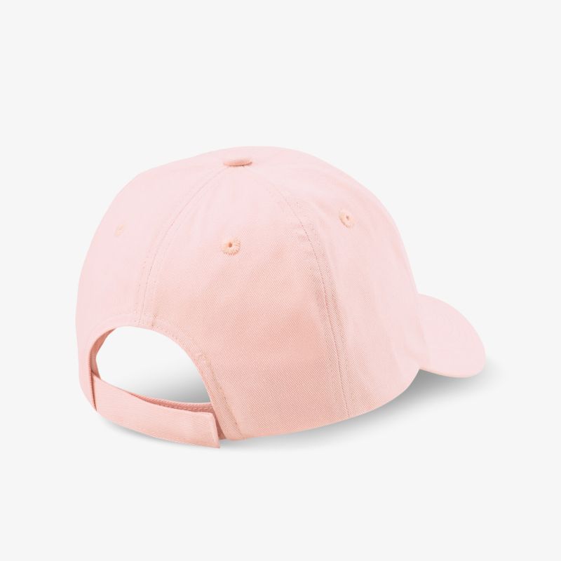 Pastellfarbene Baseballkappe mit verstellbarem Verschluss und entspannten Stil für alltägliche Eleganz.