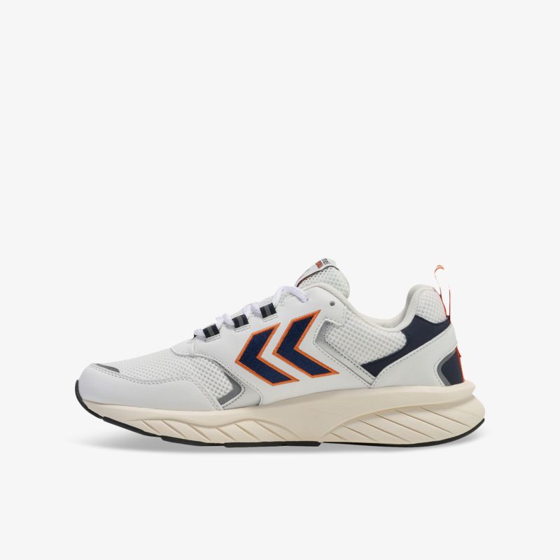 Moderner weißer Sneaker mit komfortabler Passform und stylischem Design, ideal für Freizeit und Sport.