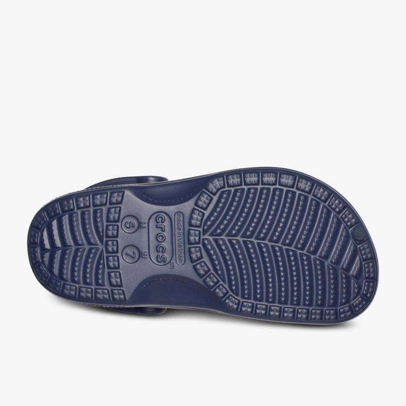 Blaues Schuhsohlenprofil mit rutschfester Oberfläche und strapazierfähigem Design.