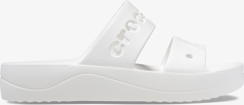 Bequeme weiße Sandale mit ergonomischem Design und rutschfester Sohle für stilvollen Tragekomfort.