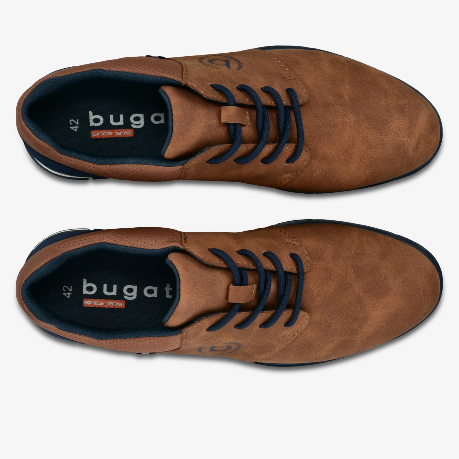 Elegante Schnürschuhe aus braunem Leder mit bequemem Design und hochwertiger Verarbeitung