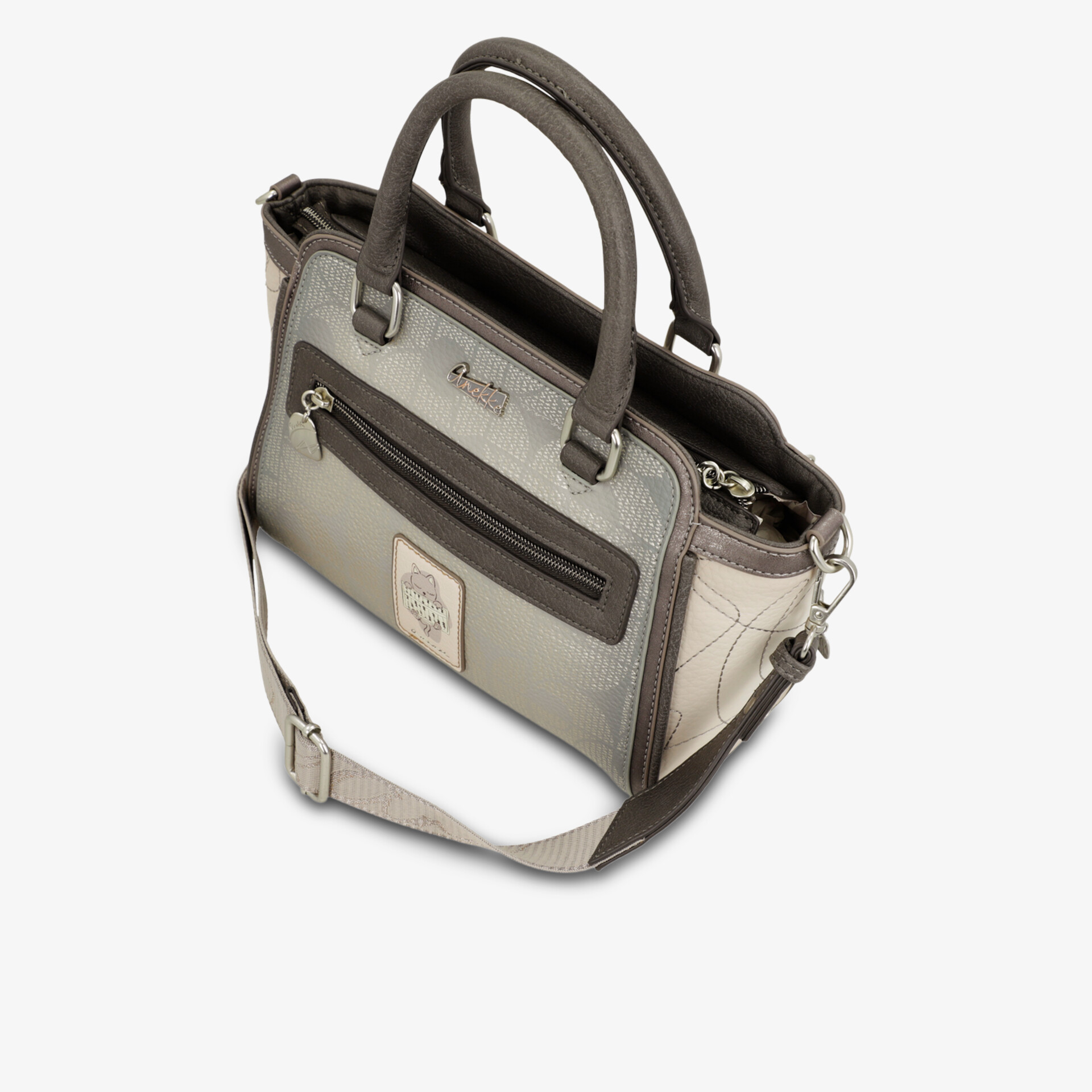 Elegante Handtasche mit robustem Material, praktischem Reißverschluss und verstellbarem Schulterriemen, ideal für den täglichen Gebrauch