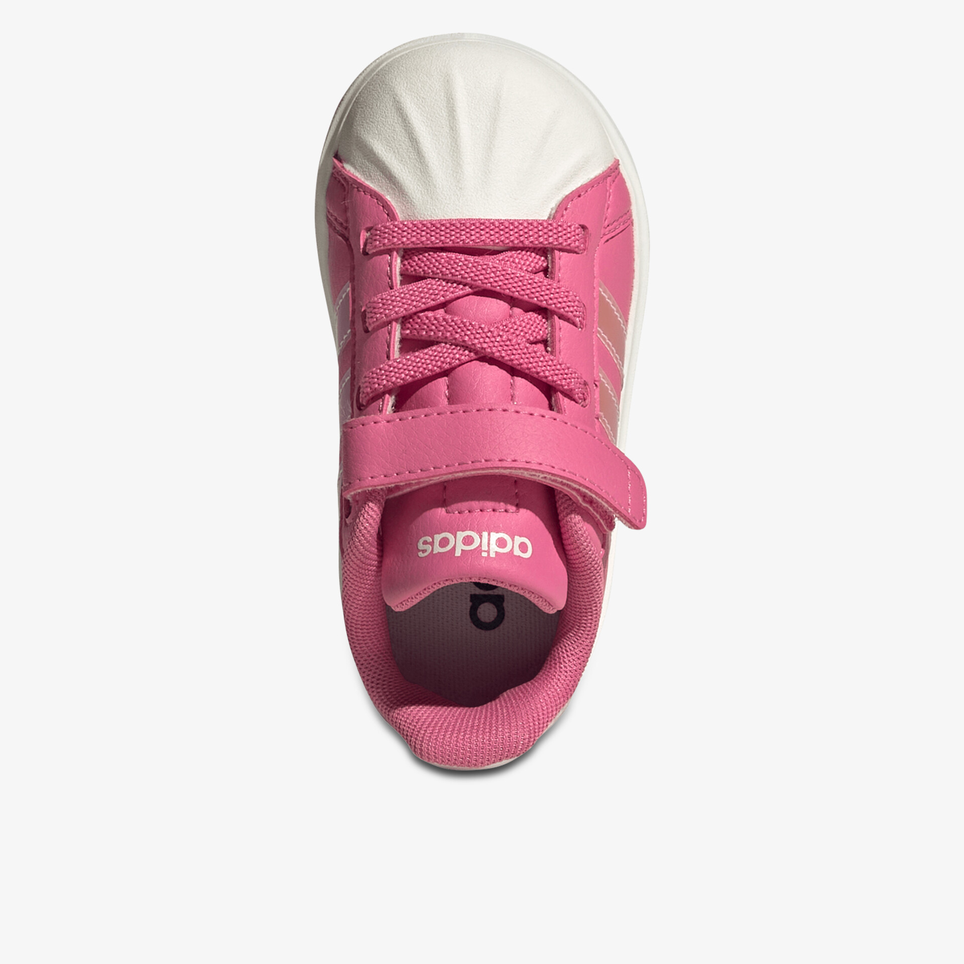 Sportlicher Kinder-Schuh in Rosa und Weiß mit Klettverschluss, bequem und strapazierfähig