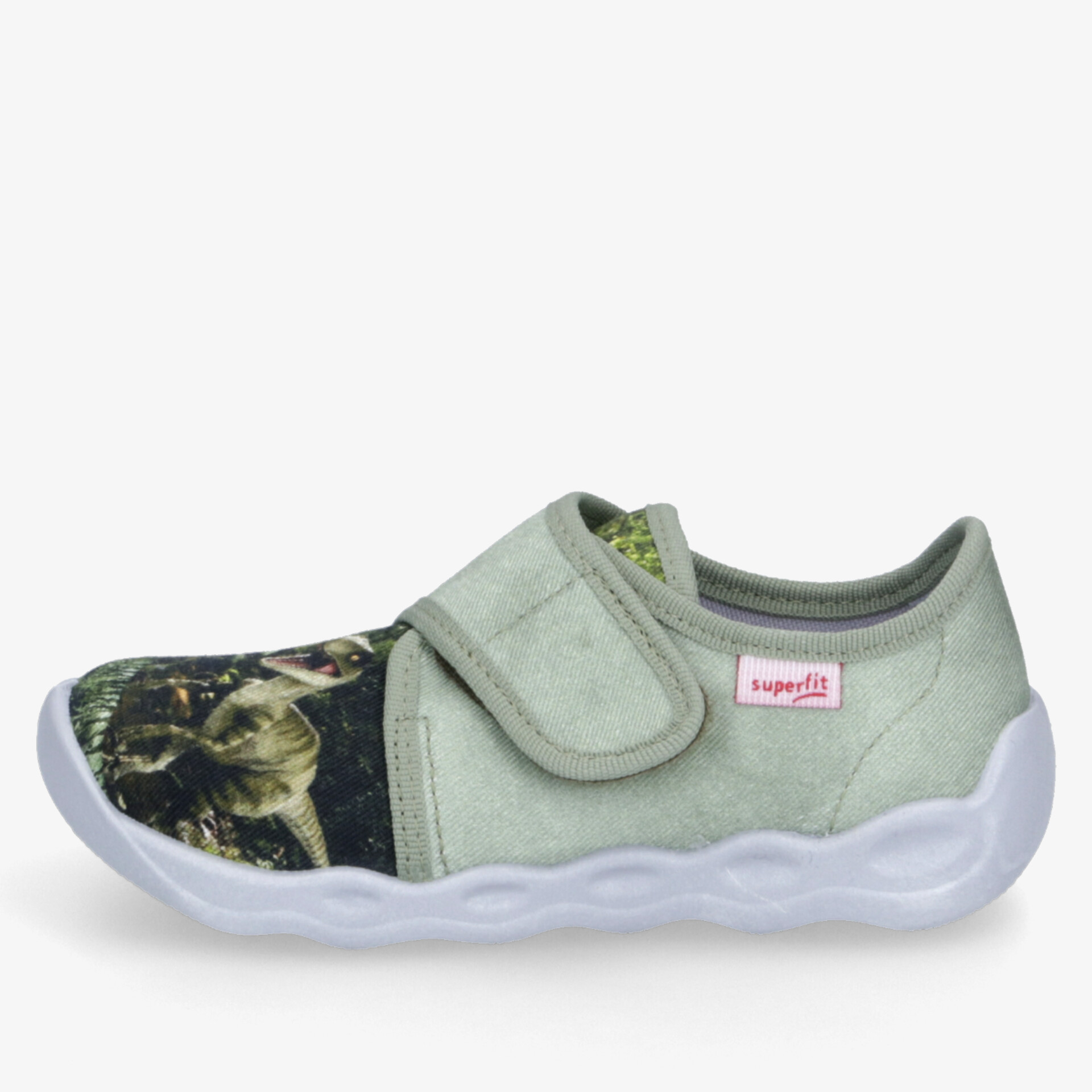 Bequemer Schuh mit flexiblem Verschluss und rutschfester Sohle, bedruckt mit niedlichem Tiermotiv