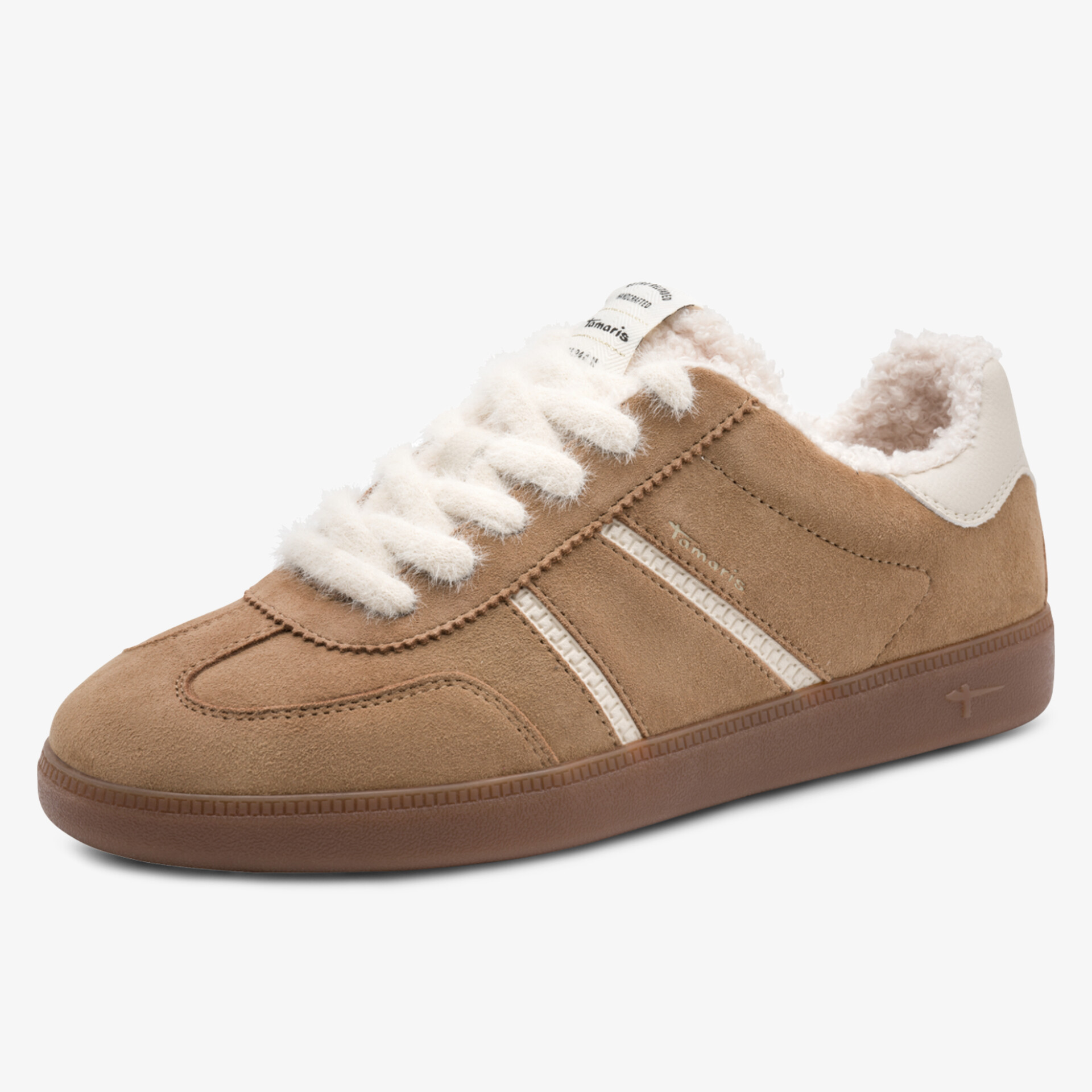 Bequemer Sneaker mit weichem Fellfutter und rutschfester Sohle für angenehmen Tragekomfort und modisches Design