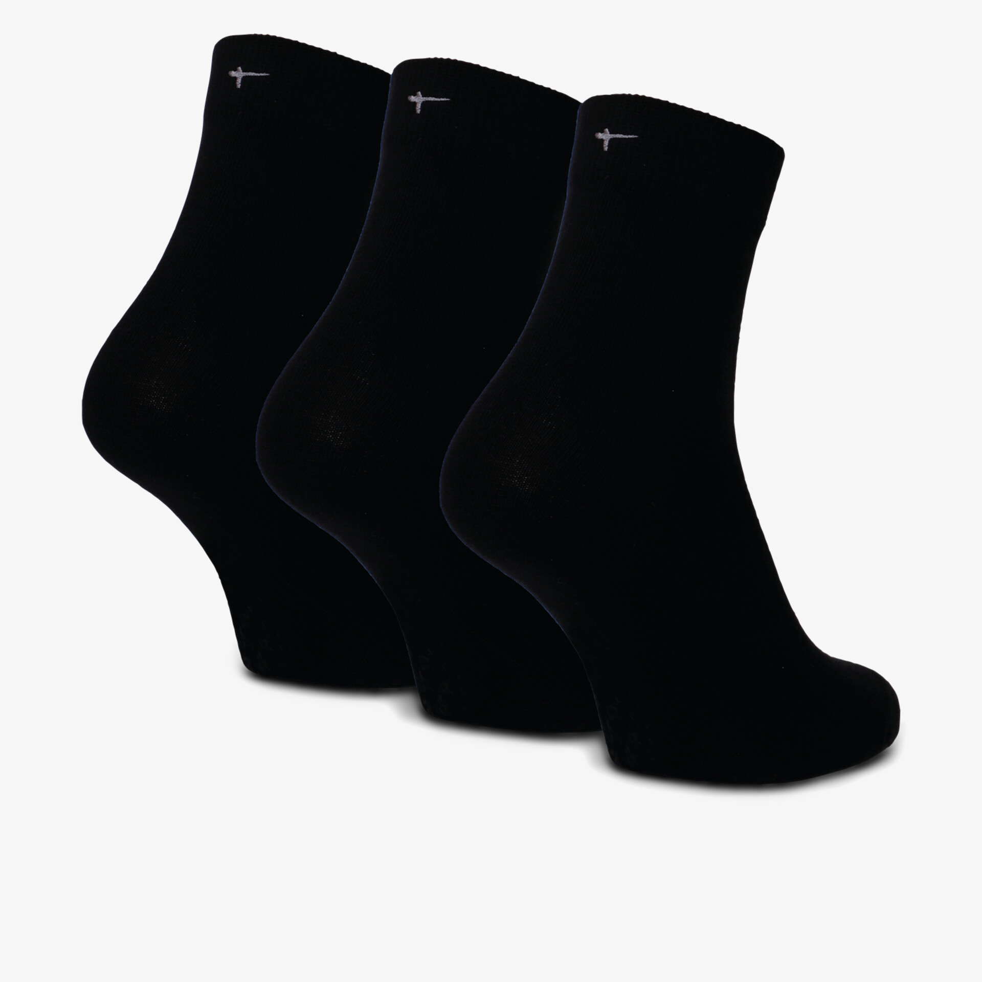 Schwarze Socken im 3er-Pack, ideale Passform und langlebig für den täglichen Gebrauch.