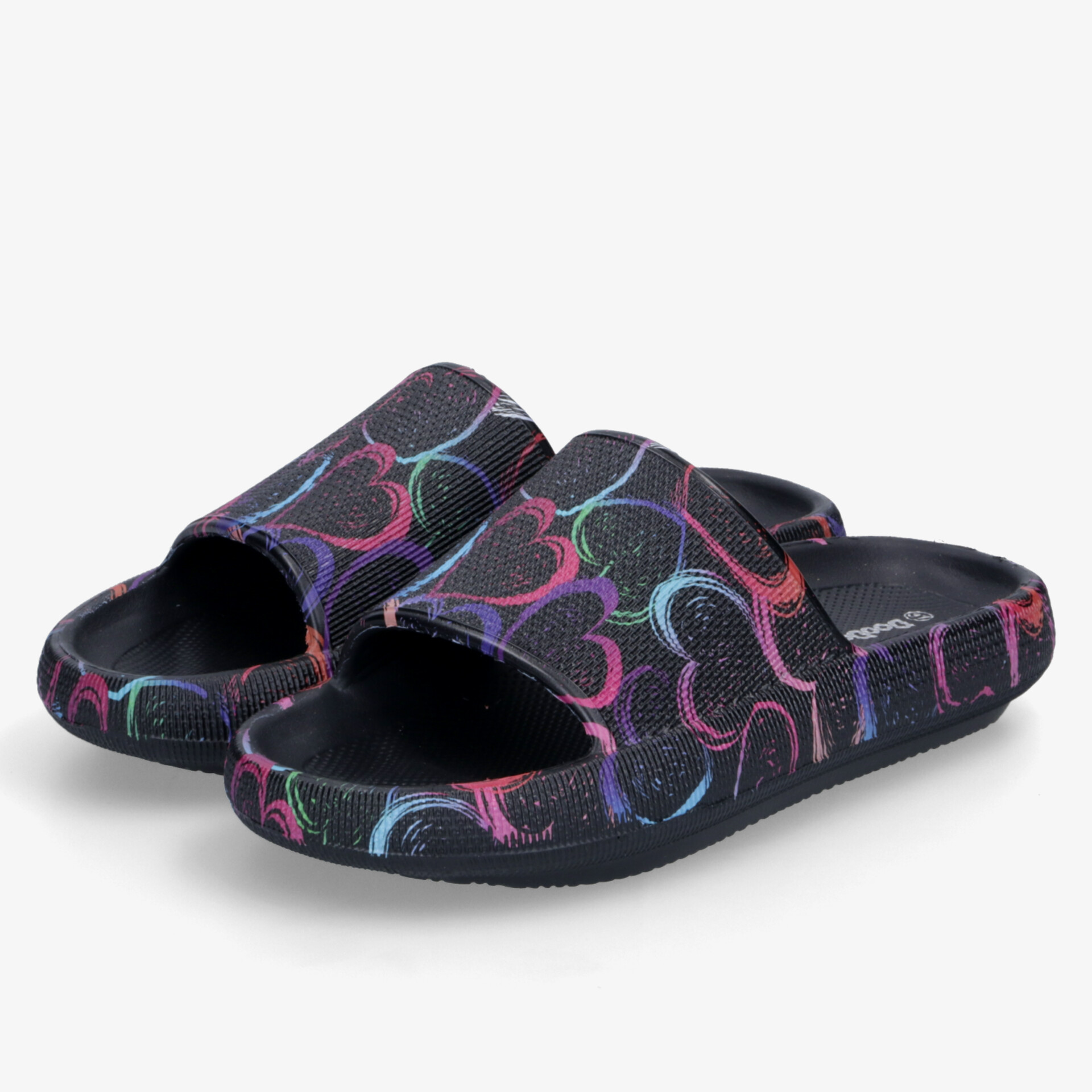 Bequeme und leichte Badelatschen mit rutschfester Sohle und sportlichem, farblich akzentuiertem Design