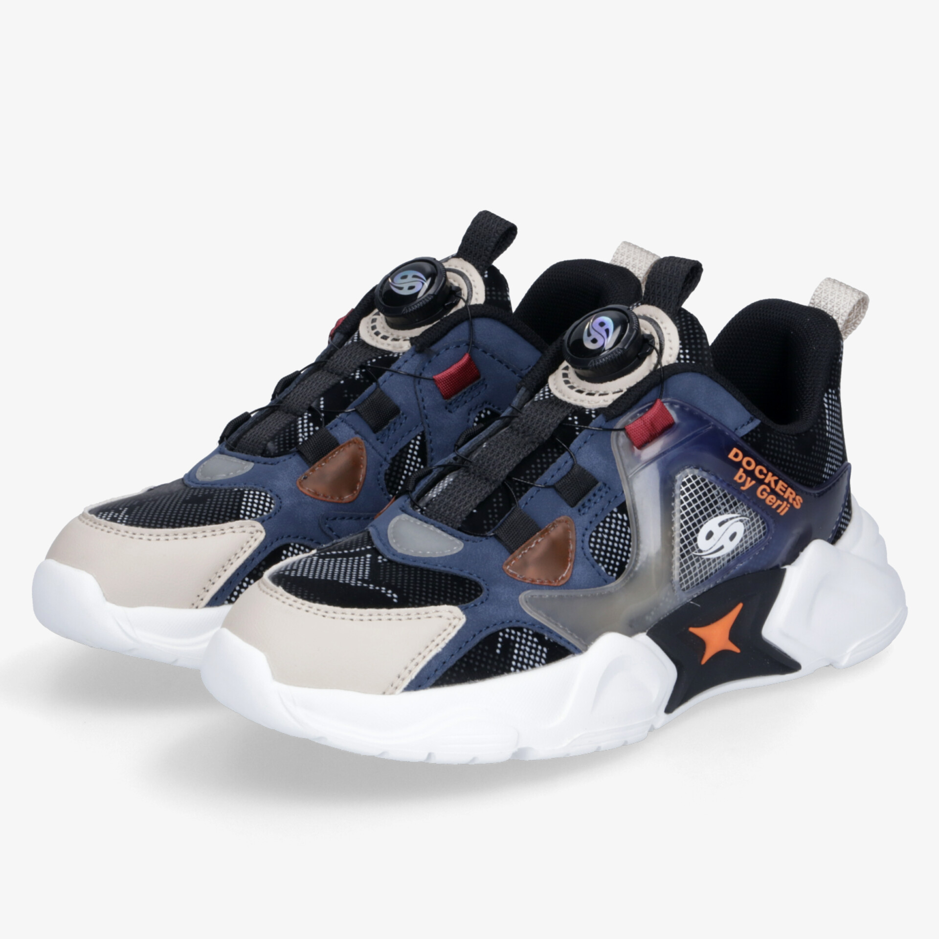 Sportliche Sneaker mit modernem Drehverschlusssystem, atmungsaktivem Material und robuster, flexibler Sohle, leichter Tragekomfort