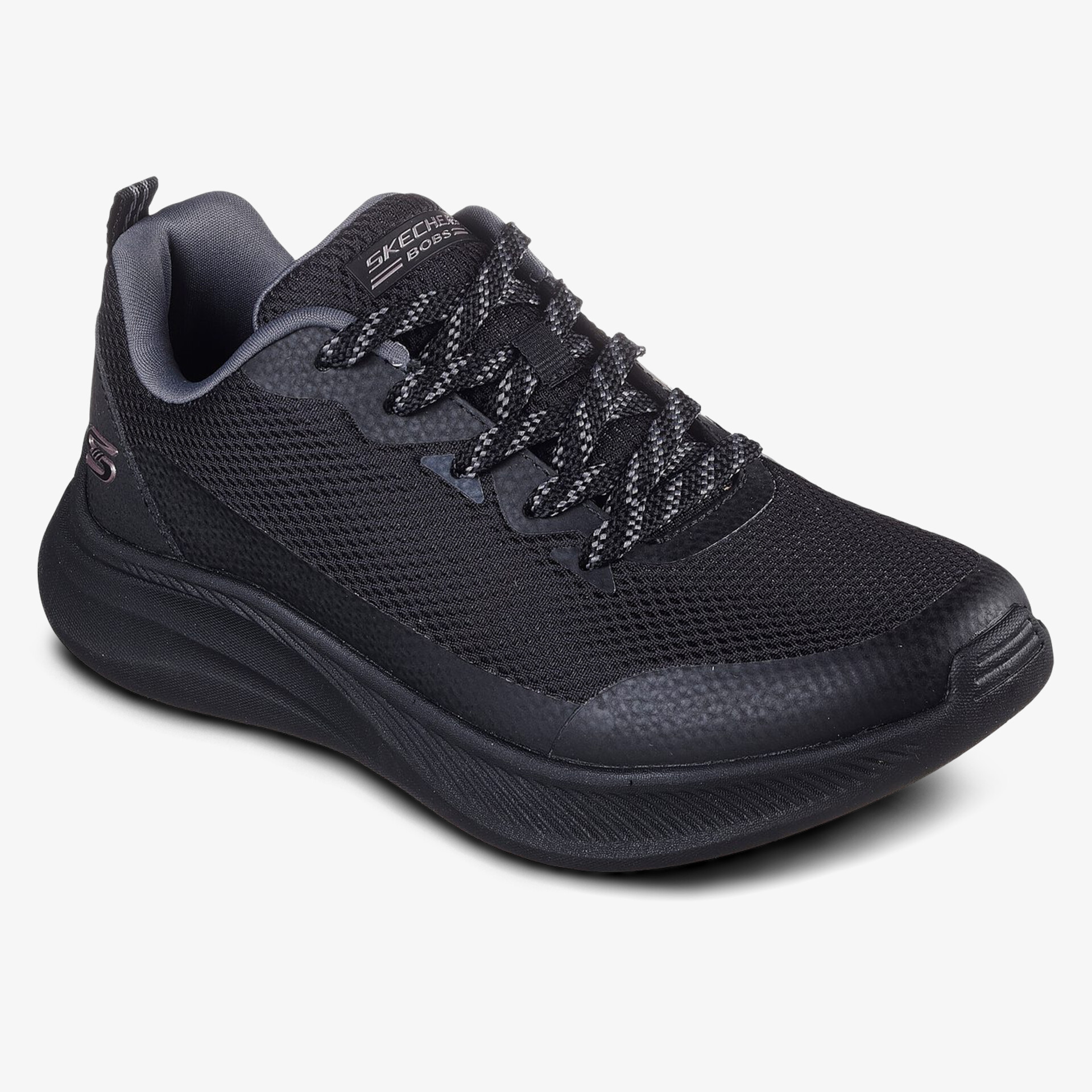 Schwarze Sportschuhe mit gepolstertem Komfort und modernem Design