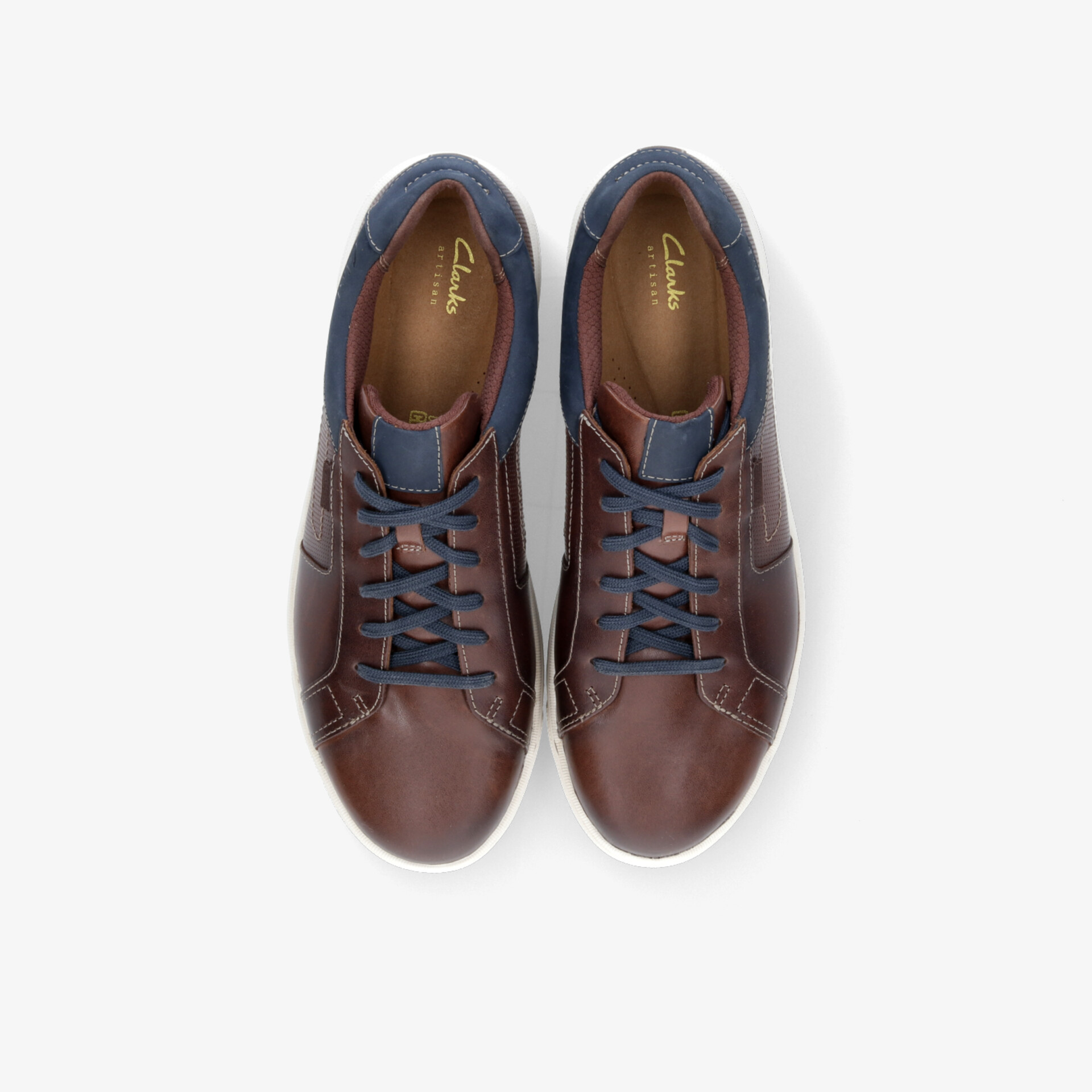 Braune Ledersneakers mit Schnürung, komfortabel und robust, sportlicher Stil für Freizeit und Alltag