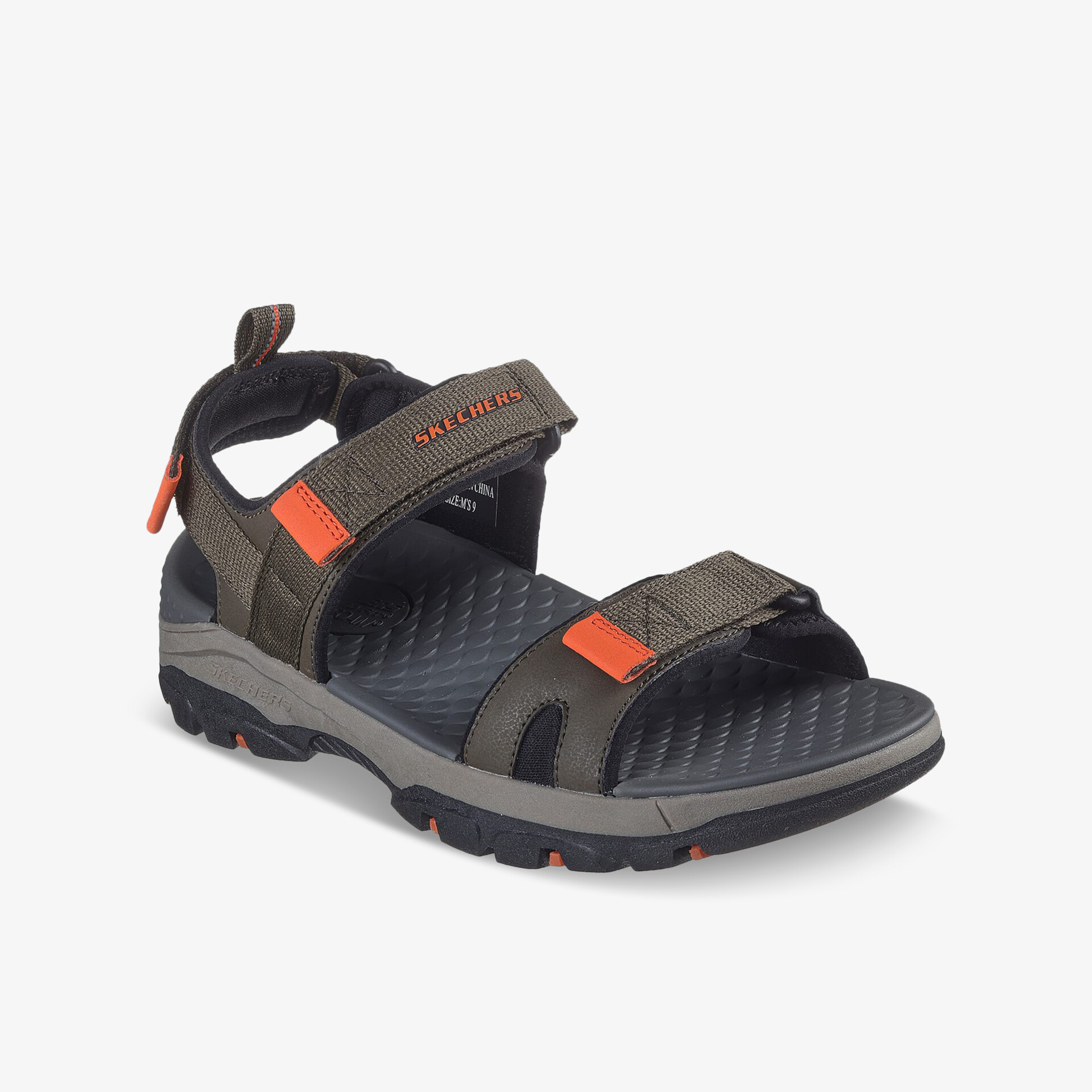 Bequeme, robuste Sandale mit verstellbaren Klettverschlüssen und rutschfester Sohle für vielseitigen Komfort