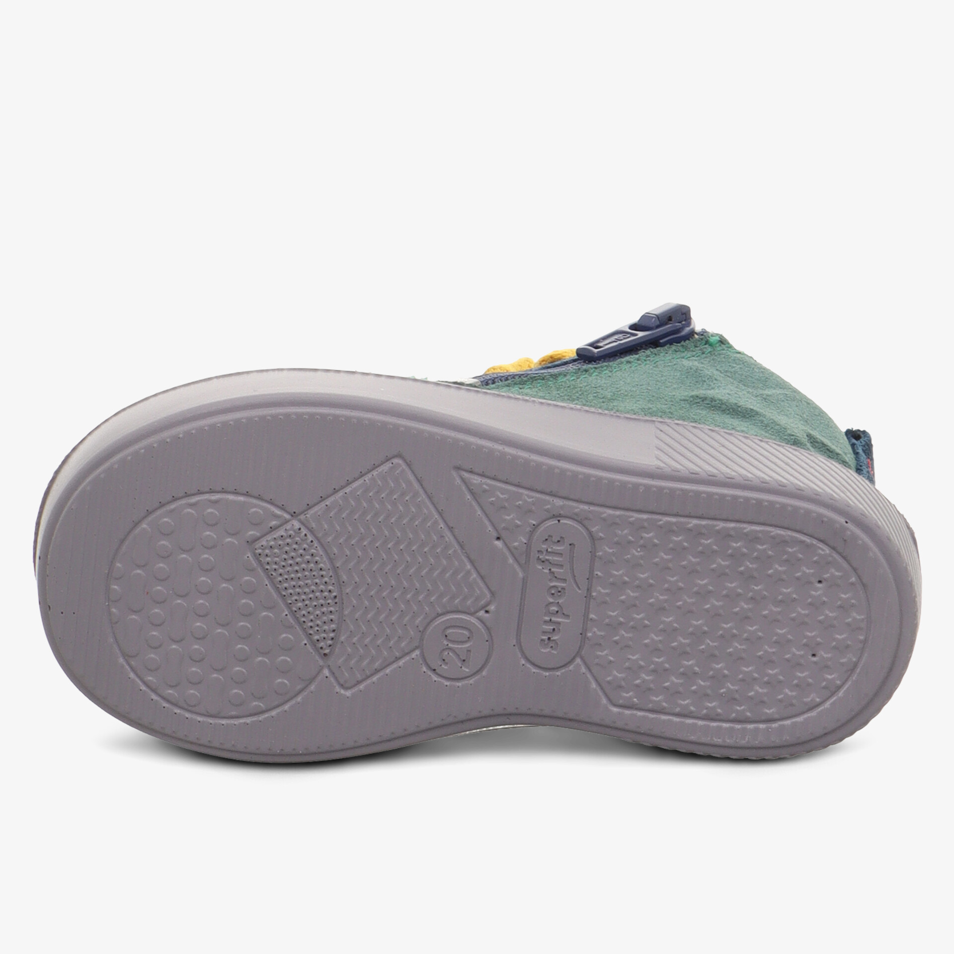 Robuste, rutschfeste Schuhsohle mit griffigem Profil für sicheren Halt und langanhaltenden Komfort