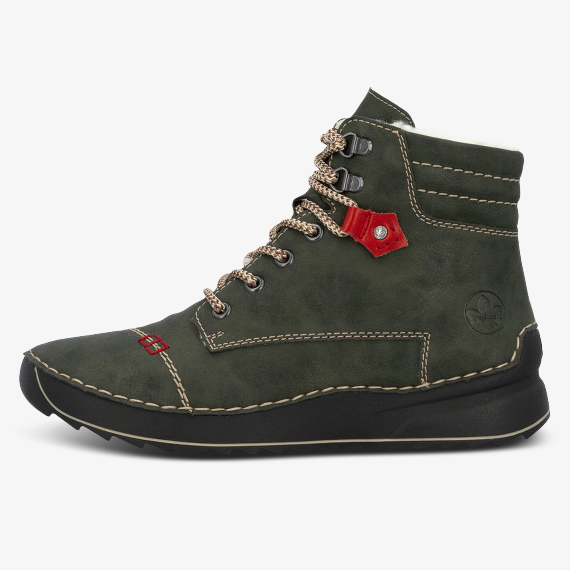 Robuster und bequemer Schuh mit modischer Schnürung und langlebiger Laufsohle für optimalen Tragekomfort
