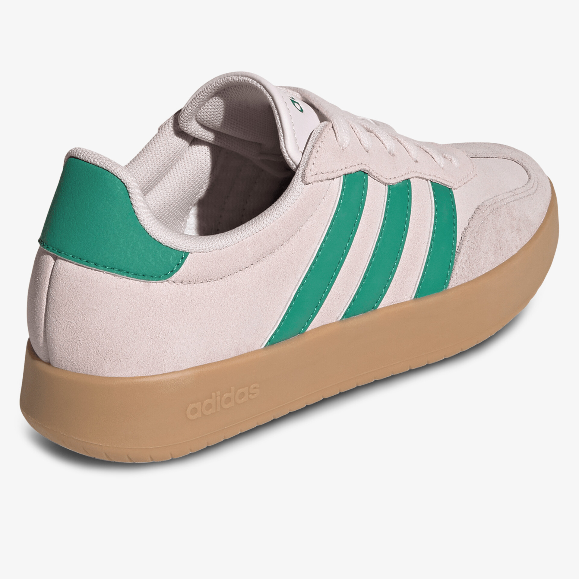 Bequemer Sneaker mit grünem Streifen-Design, robuster Gummisohle und weichem Material für ganztägigen Komfort