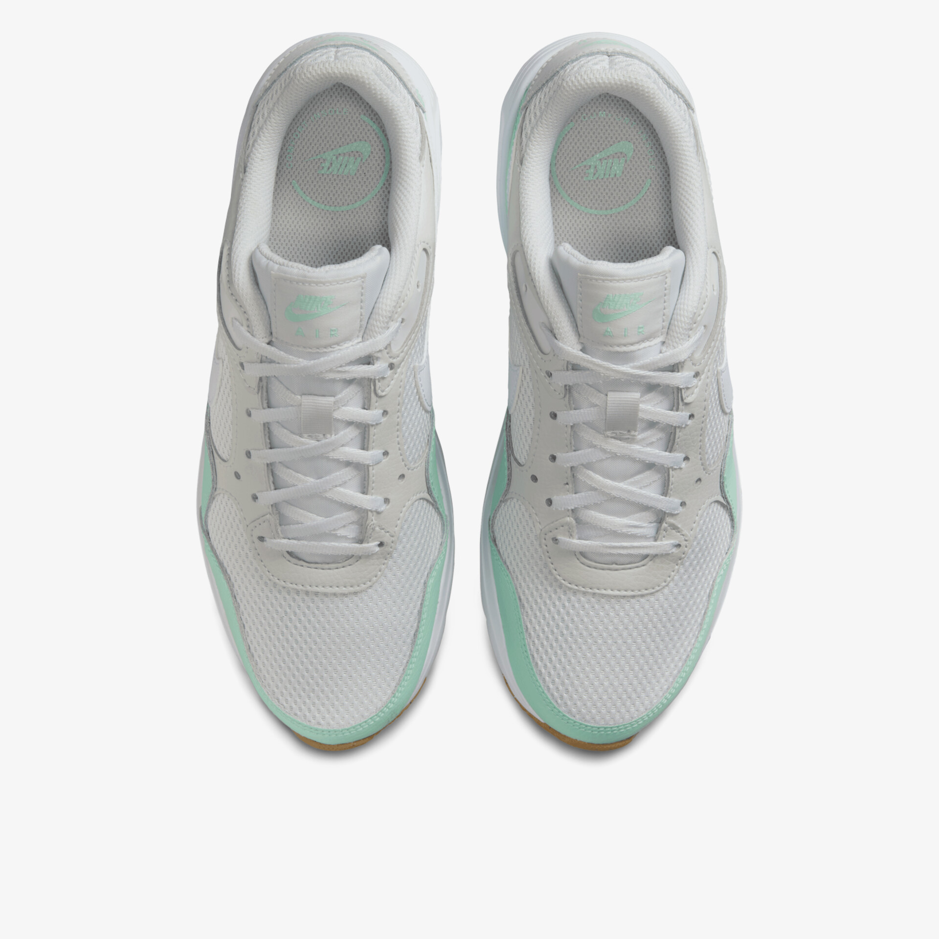 Leichter Sportschuh mit atmungsaktivem Obermaterial und bequemer Passform, Draufsicht Paar