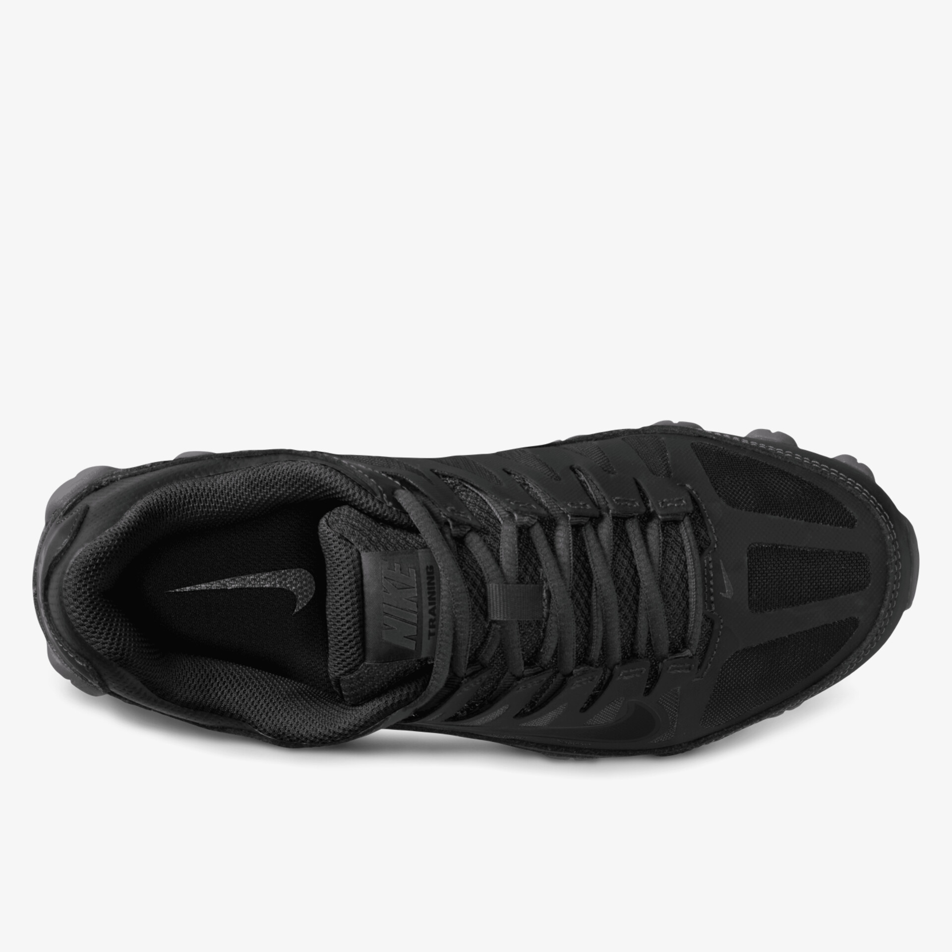 Schwarzer leichter Sneaker mit atmungsaktivem Material, sportlichem Design und bequemer Passform