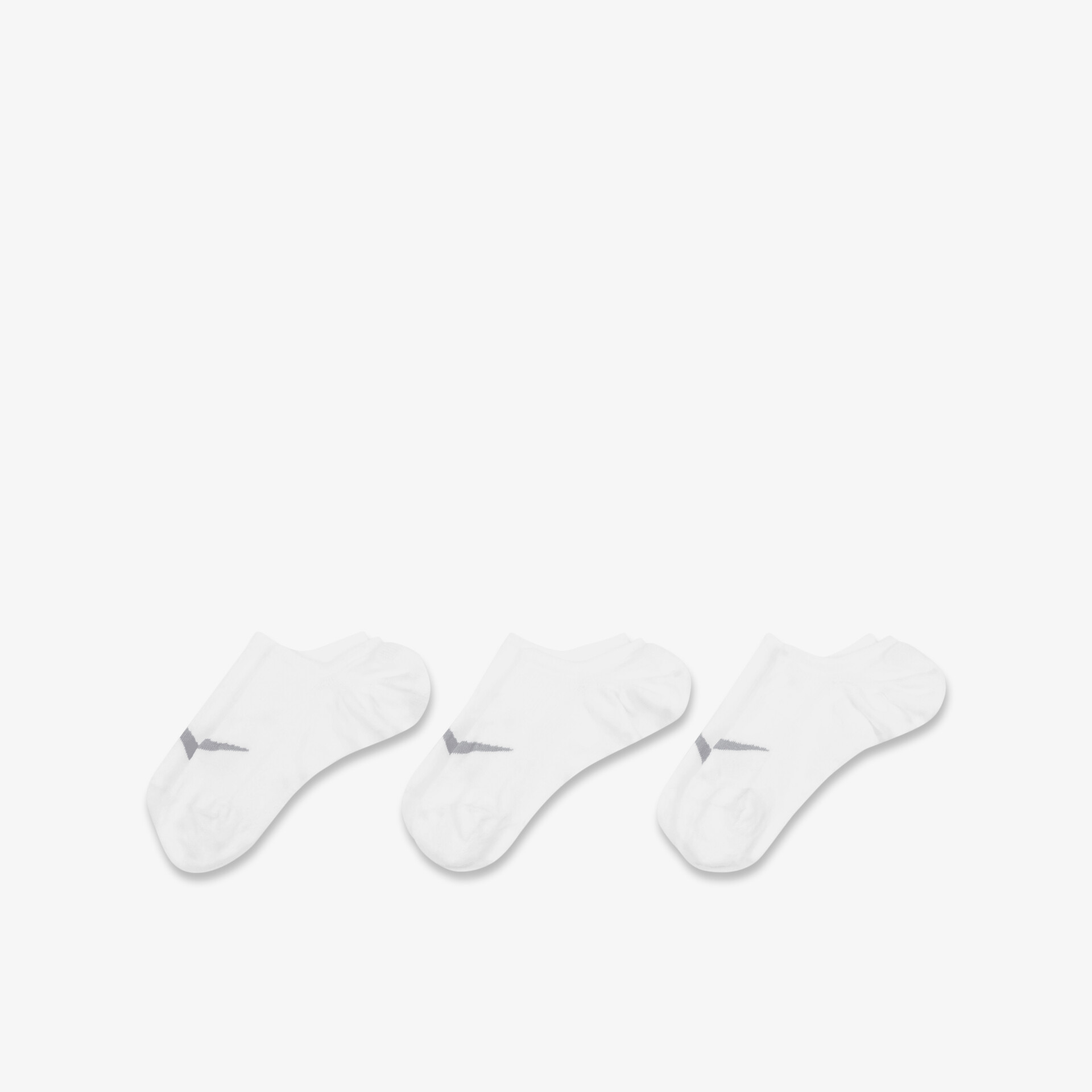 3er Pack weiße Sneakersocken in einfacher Ausführung, atmungsaktiv und bequem für jeden Tag