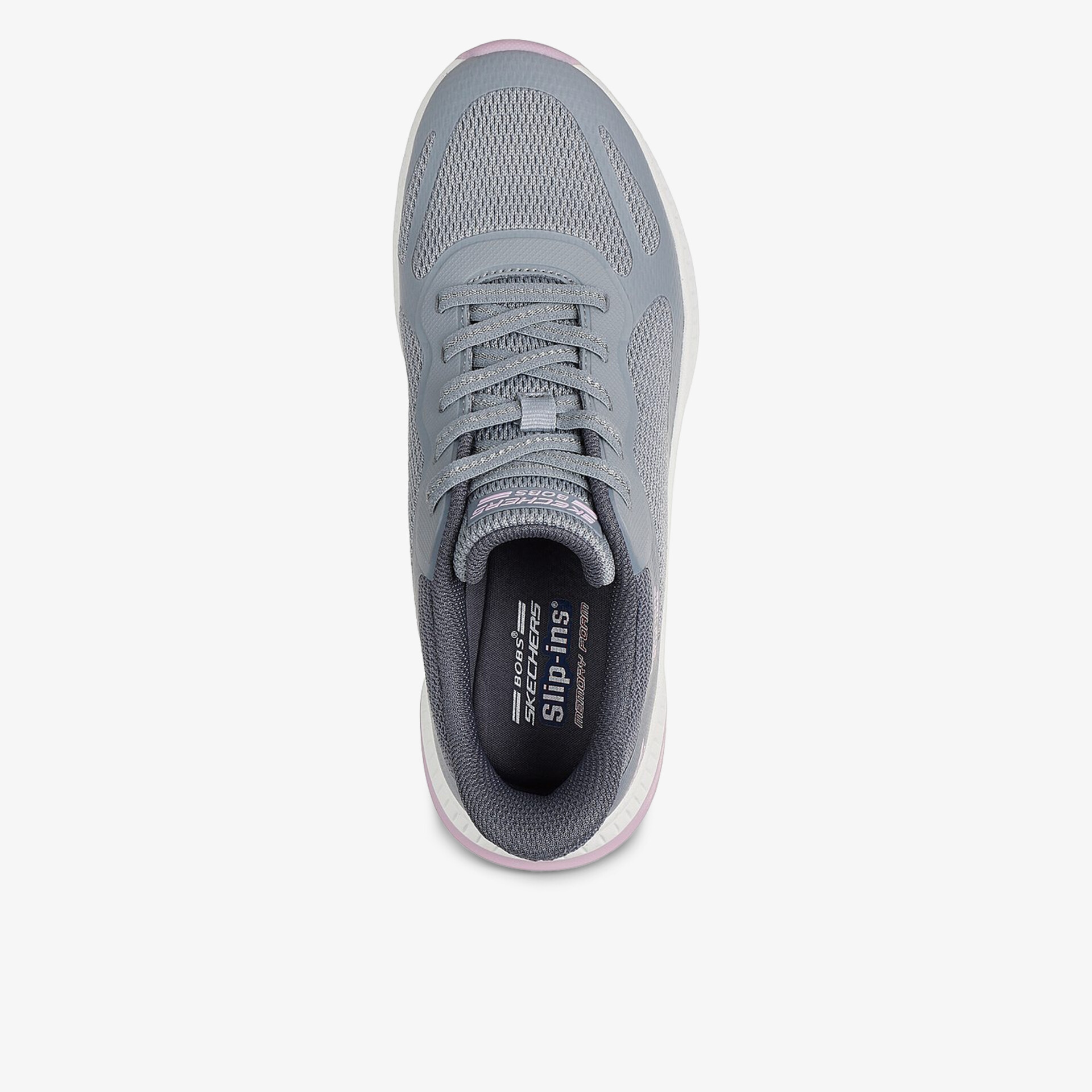 Grauer Sneaker mit atmungsaktivem Obermaterial und rutschfester Sohle, ideal für vielseitige Anlässe.