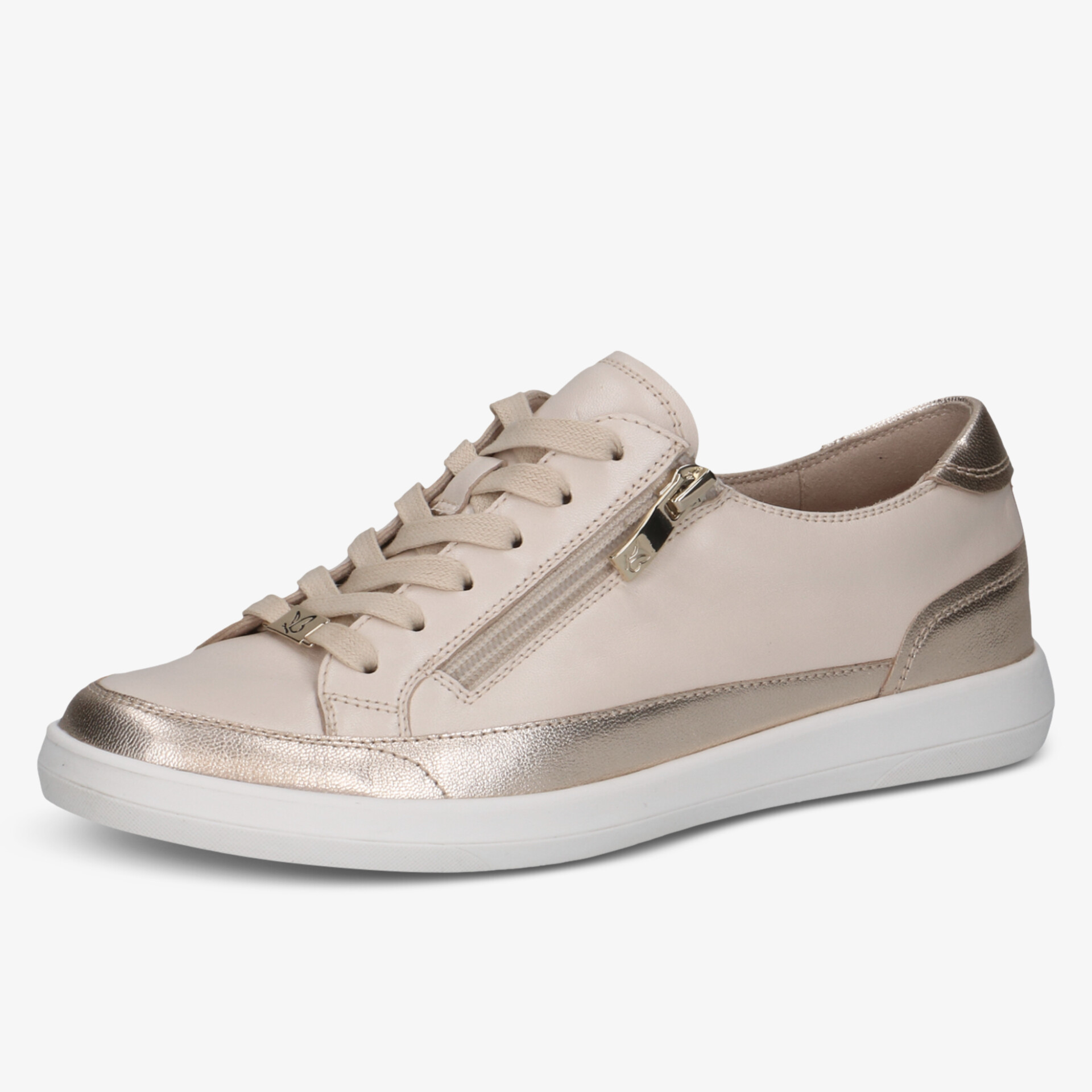 Eleganter Sneaker mit seitlichem Reißverschluss und komfortabler Passform für hohen Tragekomfort