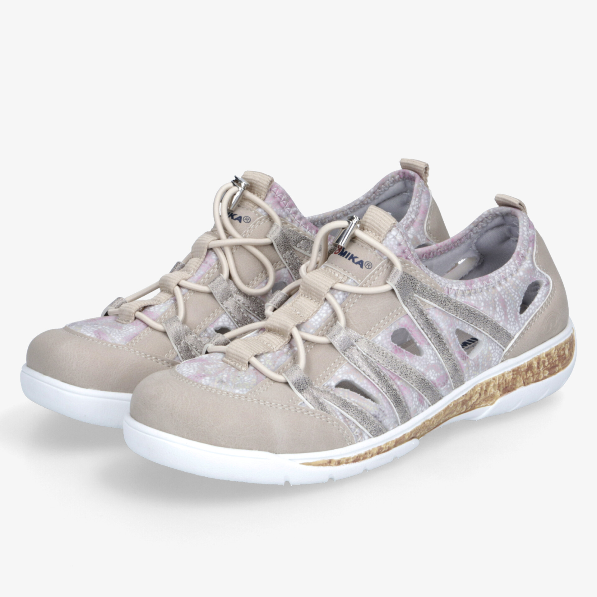 Leichtes Paar grauer Freizeitschuhe mit atmungsaktivem, flexiblem Material und rutschfester Sohle für hohen Tragekomfort