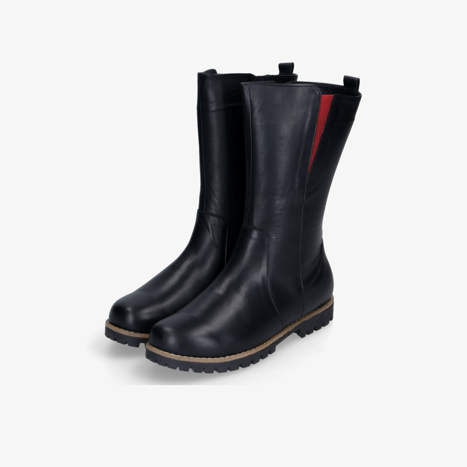 Robuste wasserdichte Stiefel aus hochwertigem Leder mit rutschfester Sohle und warmem Innenfutter