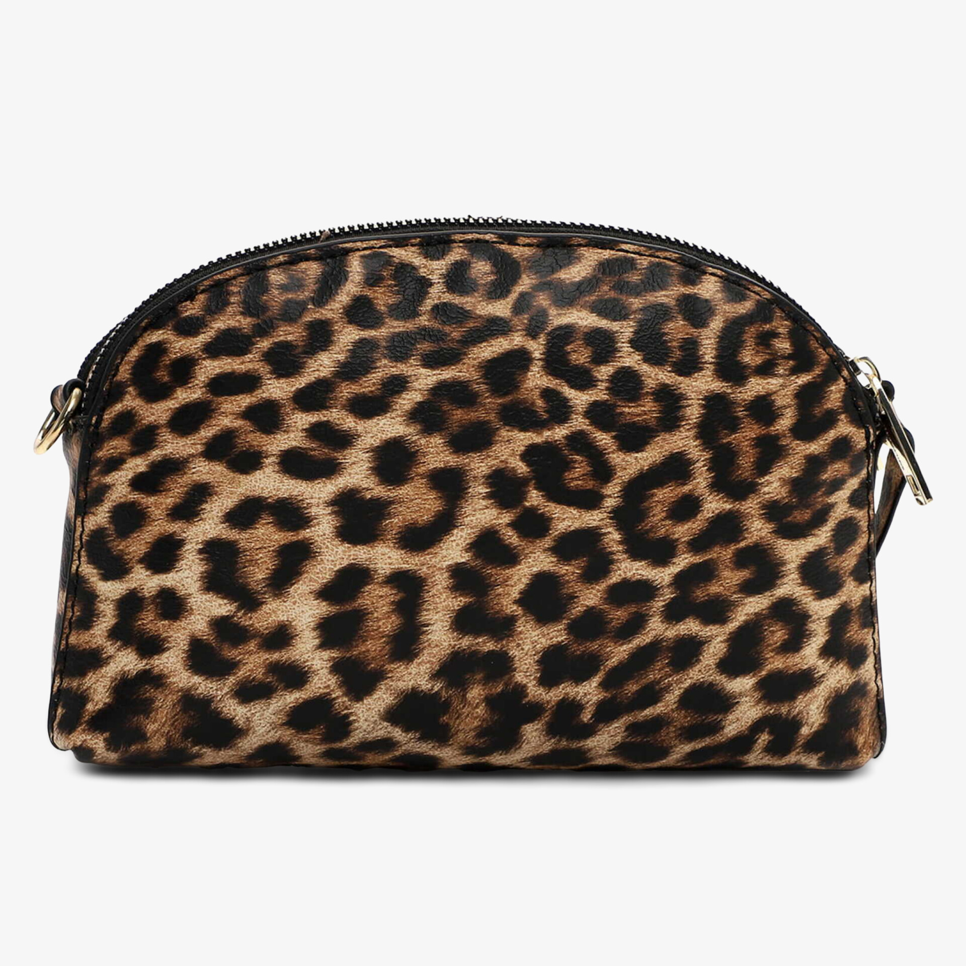 Leopard-Print Tasche mit Reißverschluss, kompakt und modisch, perfekt für vielseitigen Einsatz