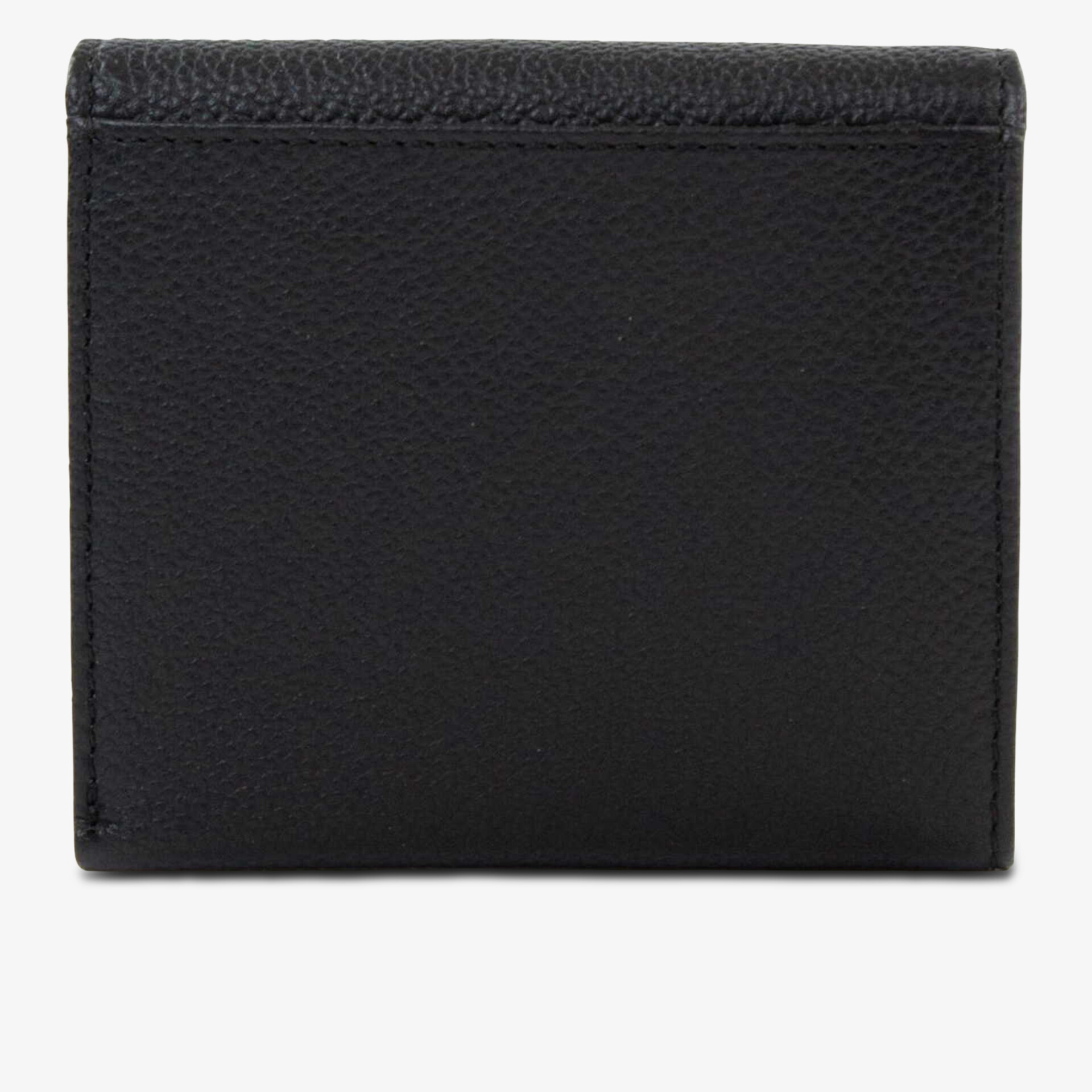 Elegante schwarze Brieftasche aus hochwertigem Leder mit schlichtem und klassischem Design